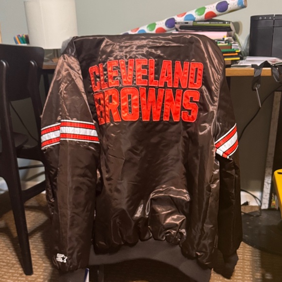 STARTER Jackets & Blazers - STARTER Cleveland Browns Puffer Jacket